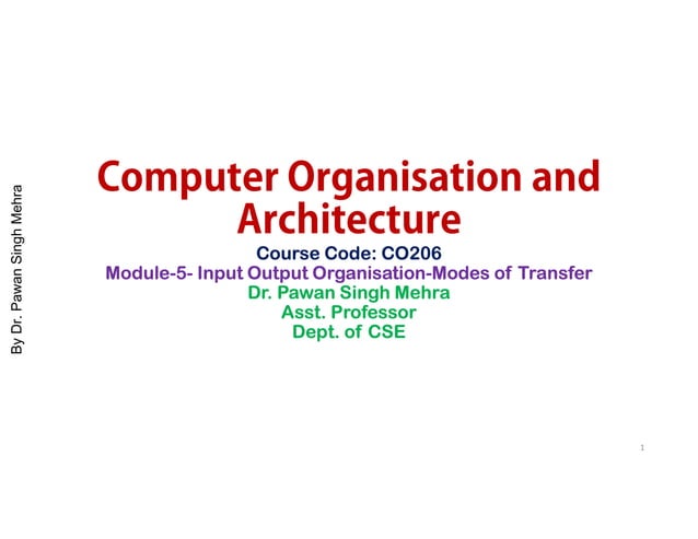 modes of transfer computer architecture. | PDF | Computing | Technology ...