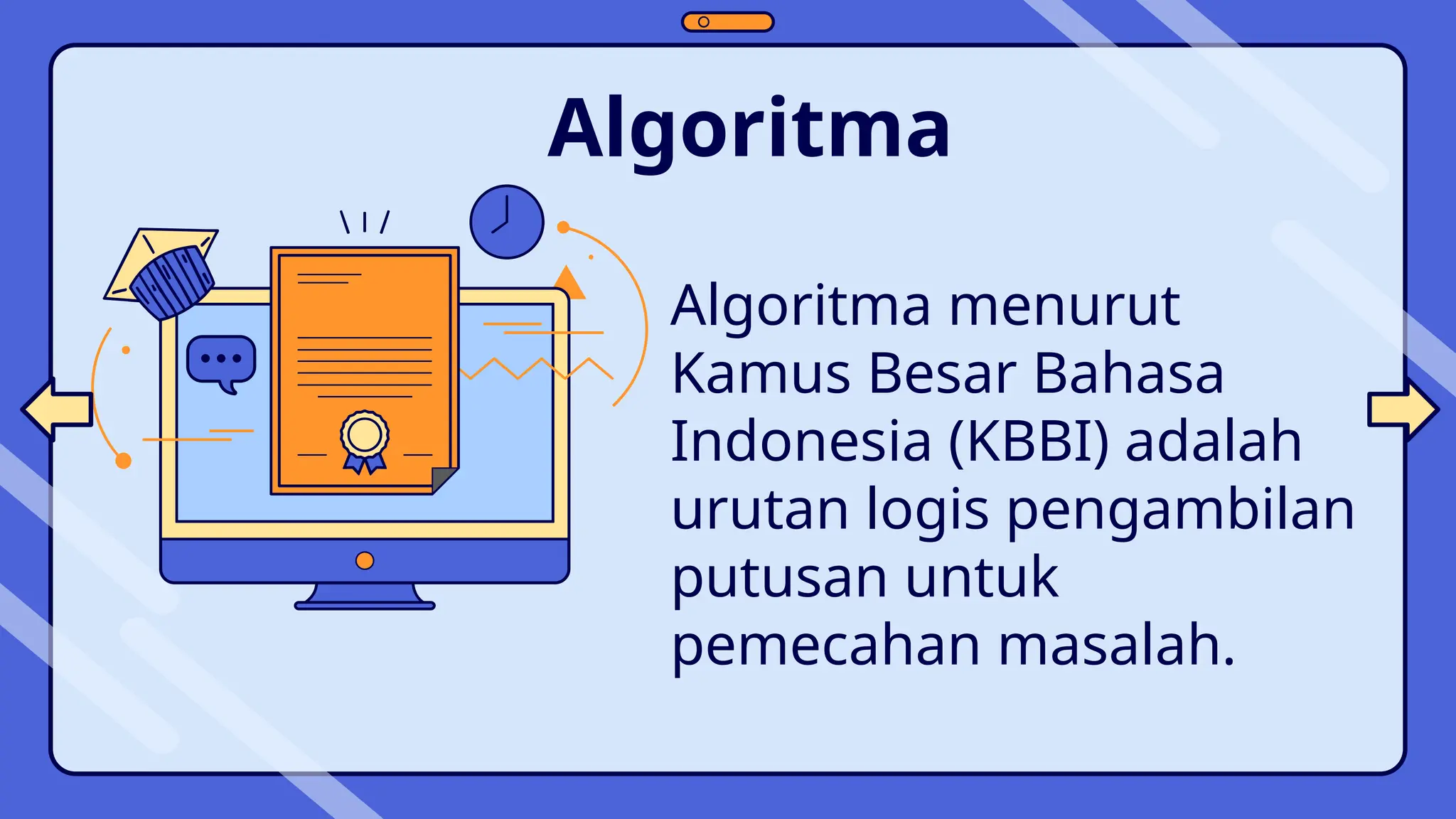 Materi algoritma mata pelajaran informatika kelas 7 | PPTX