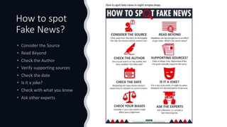 Fake News: How to Identify them and Respond Authentically PPT