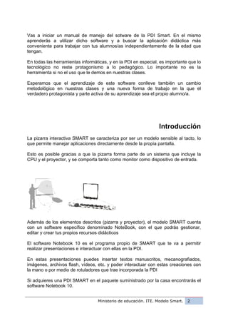 Manual para uso de pizarra digital Smart Board | PDF
