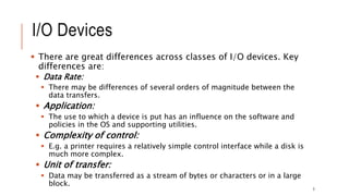 Input Output Management in Operating System | PPTX