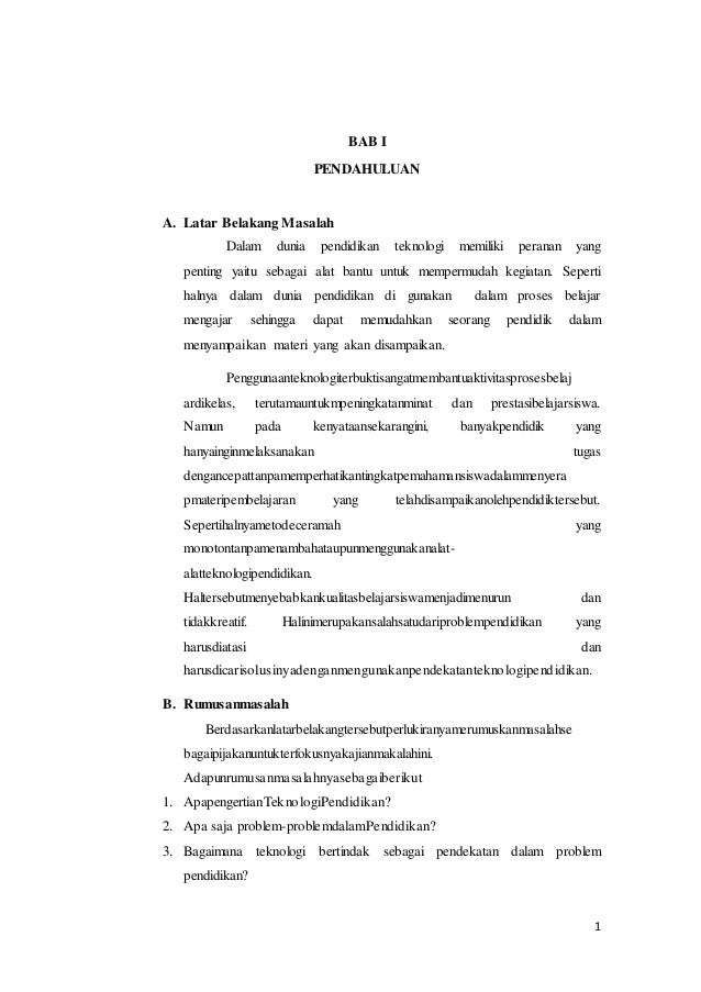 Pdf Makalah Teknologi Pembelajaran Pentingnya Teknologi Dalam Pembelajaran Ashabul Kahfi Academia Edu