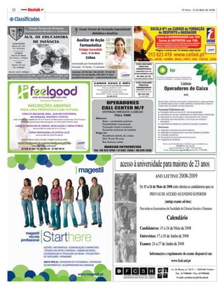 DESTAK – Lisboa – 15.05.2008