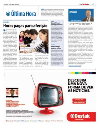 DESTAK – Lisboa – 15.05.2008