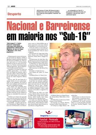 Diário da Cidade - n.º 105 - 31.10.2007