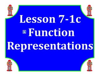 M7 acc 7 1c function representations