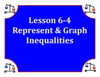 M7 acc lesson 6 4 inequalities