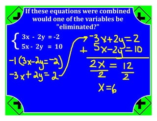 M7 acc lesson 8 3 systems by elimination ss