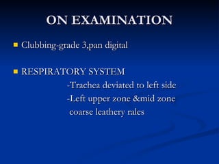 CXR: Fibrosis with Cystic Changes | PPT