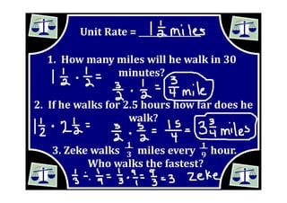 M7 lesson 3 1 compute unit rates part 2 pdf | PPT