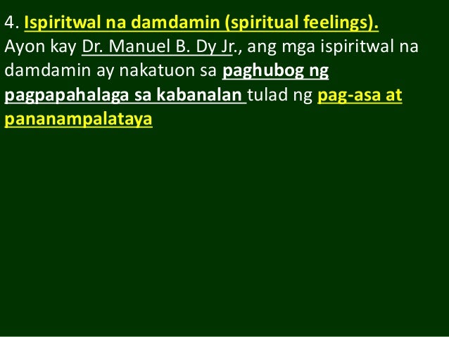 Mga Ispiritwal Na Pagpapahalaga M7 ppt