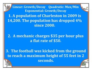 M8 acc lesson 5 1 identify &amp; describe functions