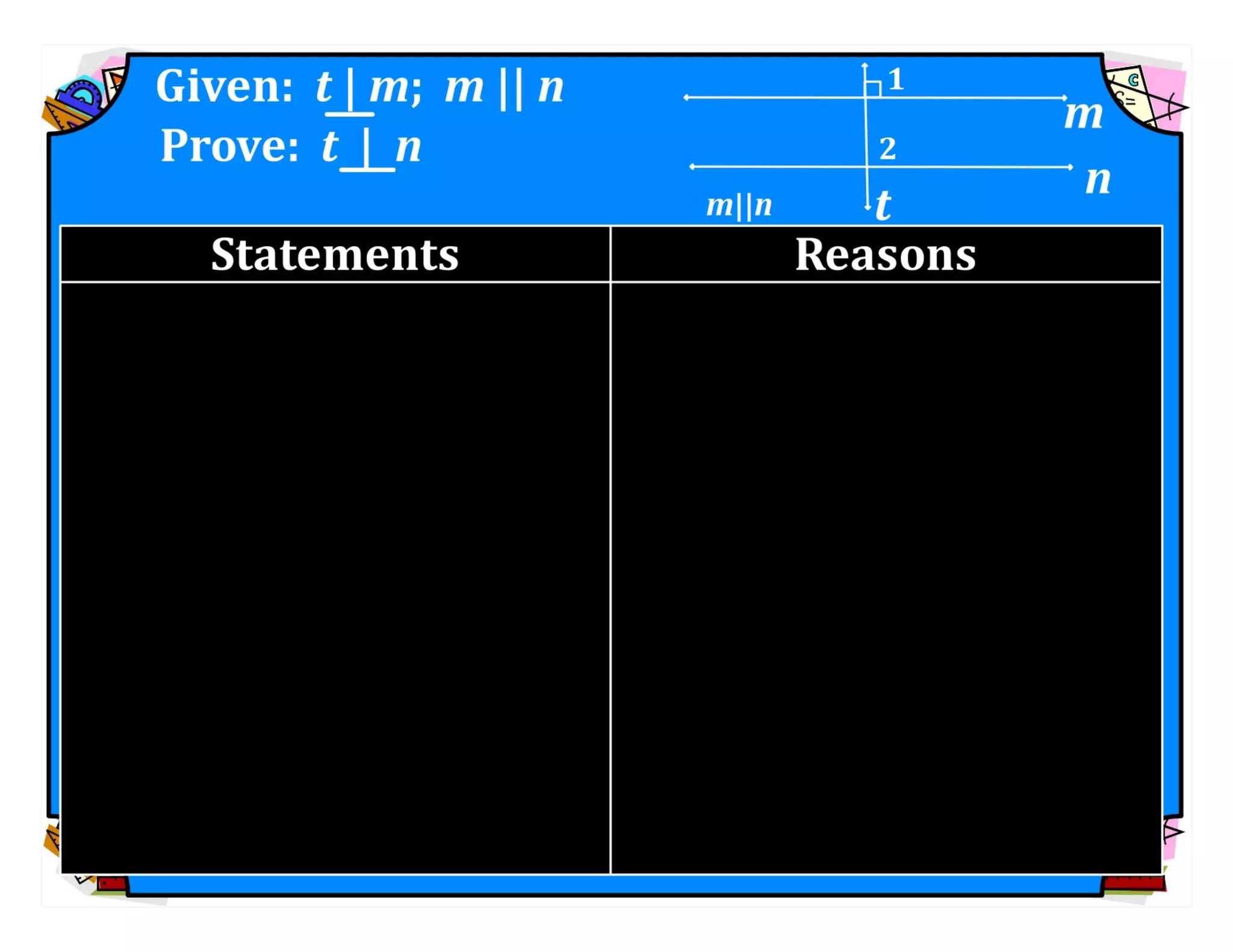 M8 acc l esson 8-1 angles of transversals &amp; parallel lines.