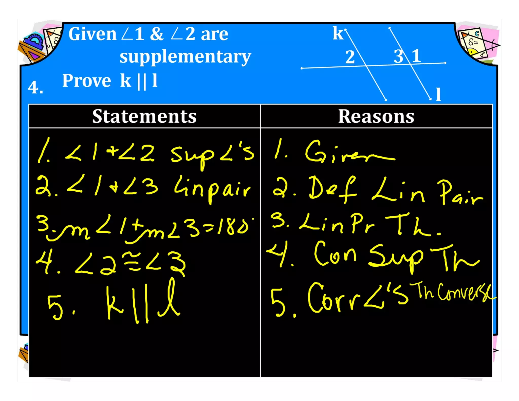 M8 acc l esson 8-1 angles of transversals &amp; parallel lines.