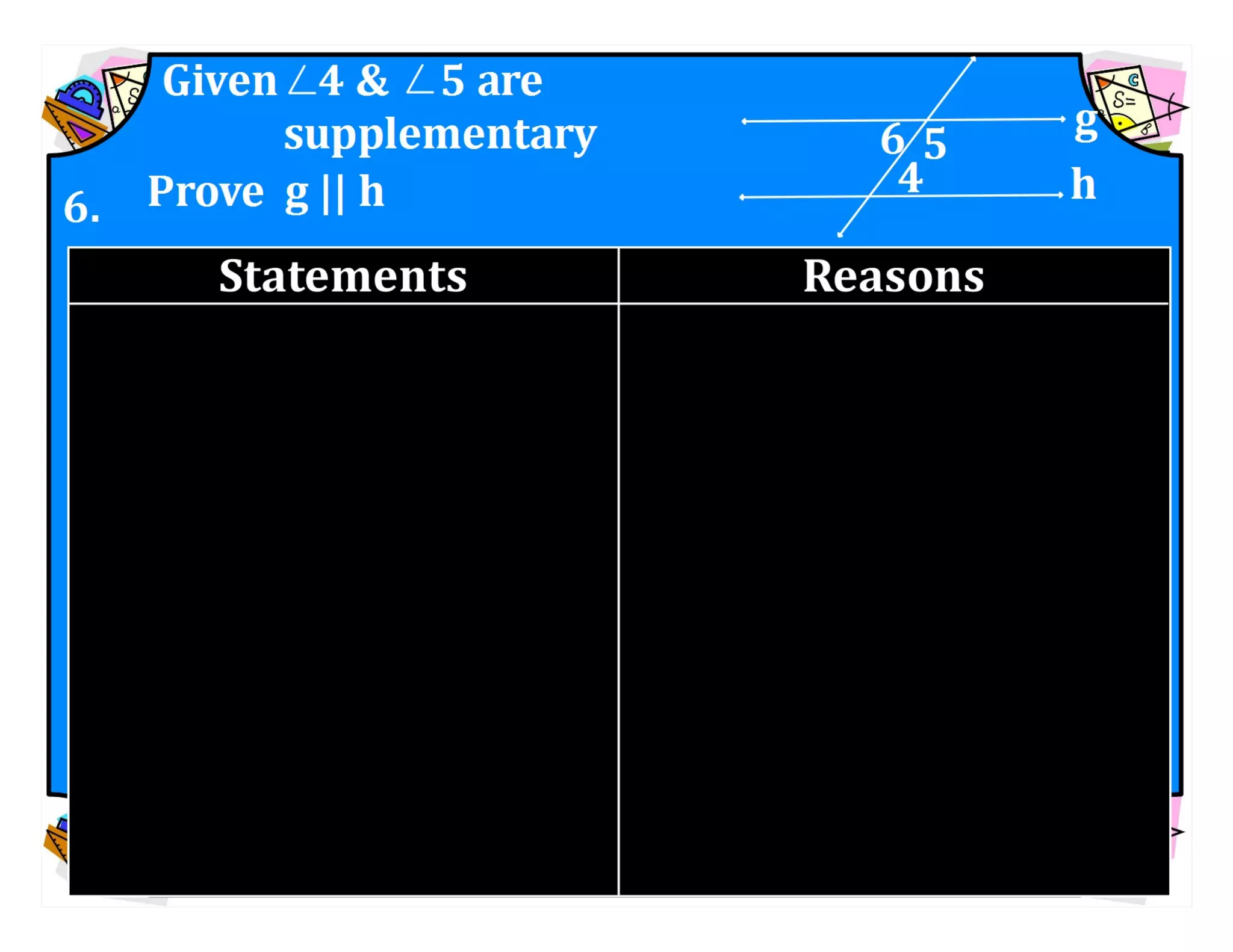 M8 acc l esson 8-1 angles of transversals &amp; parallel lines.