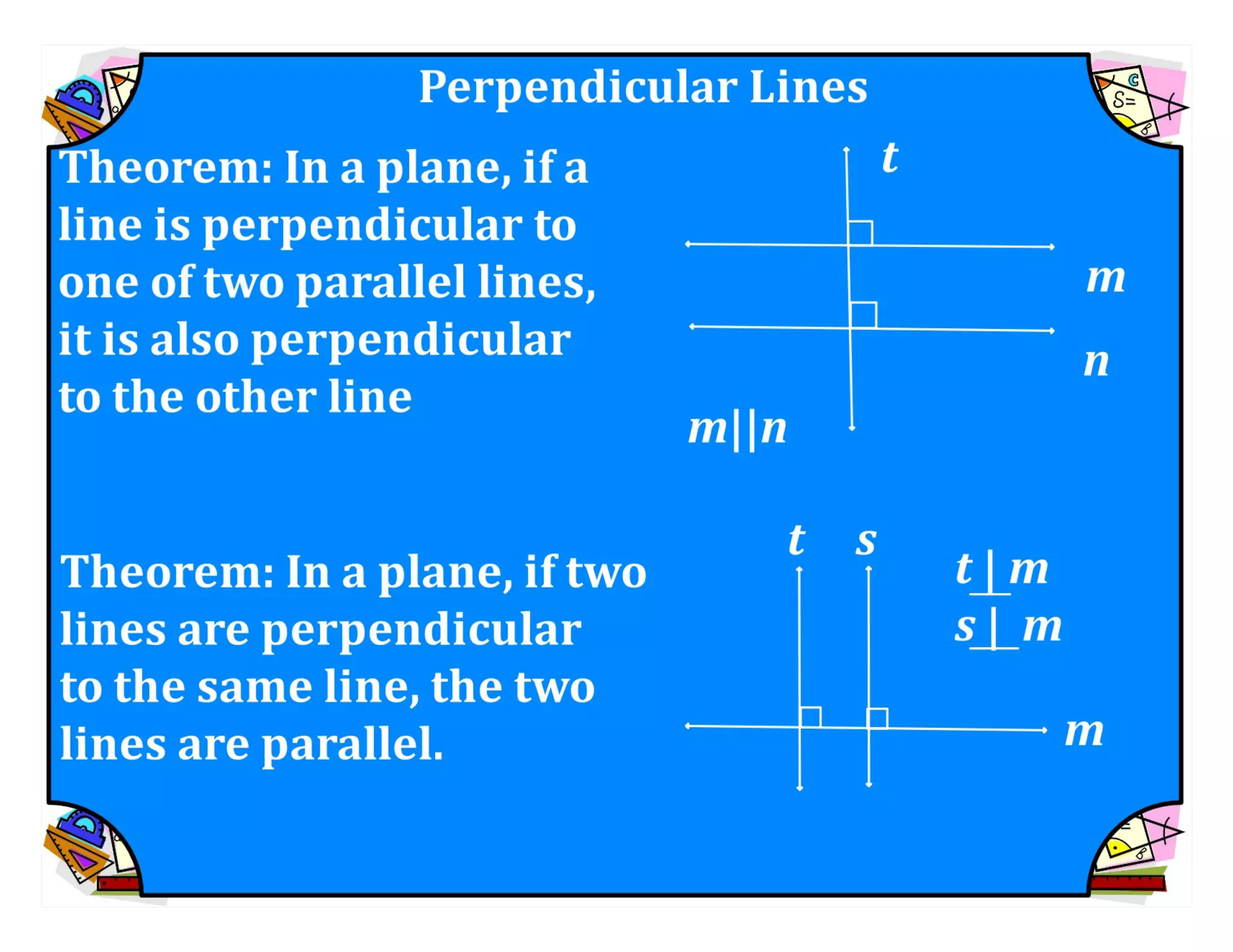 M8 acc l esson 8-1 angles of transversals &amp; parallel lines.