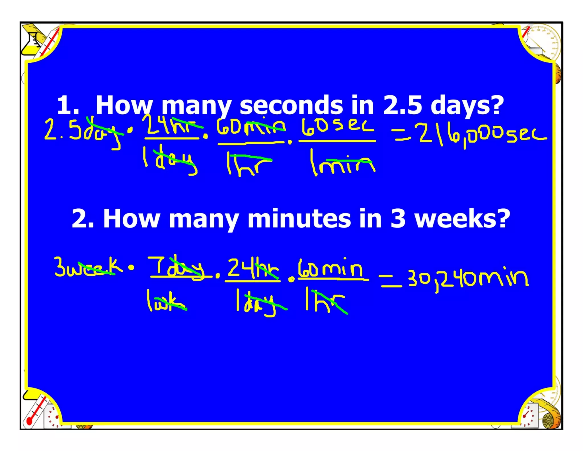 M8 adv lesson 1 4 dimensional analysis practice