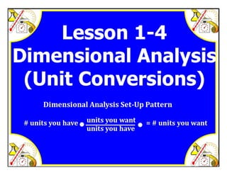 M8 adv lesson 1 4 dimensional analysis practice