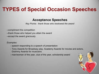 M8 special occasion speeches | PPT