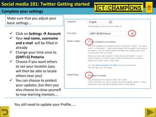 Twitter for educational purposes -A tutorial | PPTX | Internet for ...