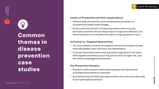 PUBH1000 - Module 9: Disease Prevention [Tutorial Slides] | PDF