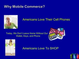 Americans Love Their Cell Phones Today, We Don’t Leave Home Without Our Wallet, Keys, and Phone Americans   Love To SHOP   Americans Love Their Cell Phones Today, We Don’t Leave Home Without Our Wallet, Keys, and Phone 