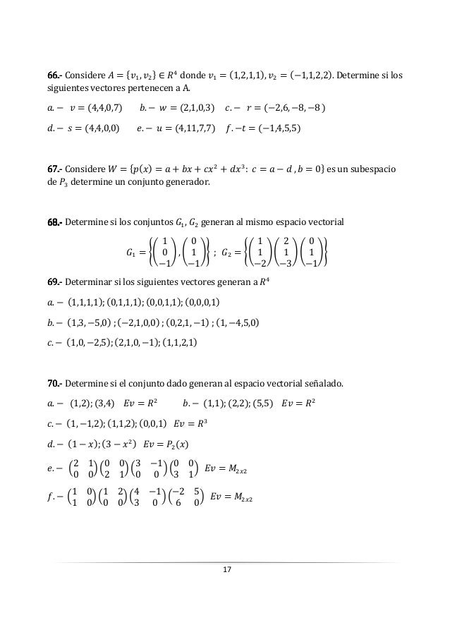 Ma 1116 Ejercicios Con Soluciones Ma 1116 Ejercicios Con Soluciones
