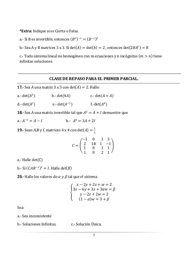 Ma 1116 Ejercicios Con Soluciones