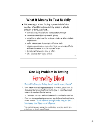 A Rapid Introduction to Rapid Software Testing | PDF