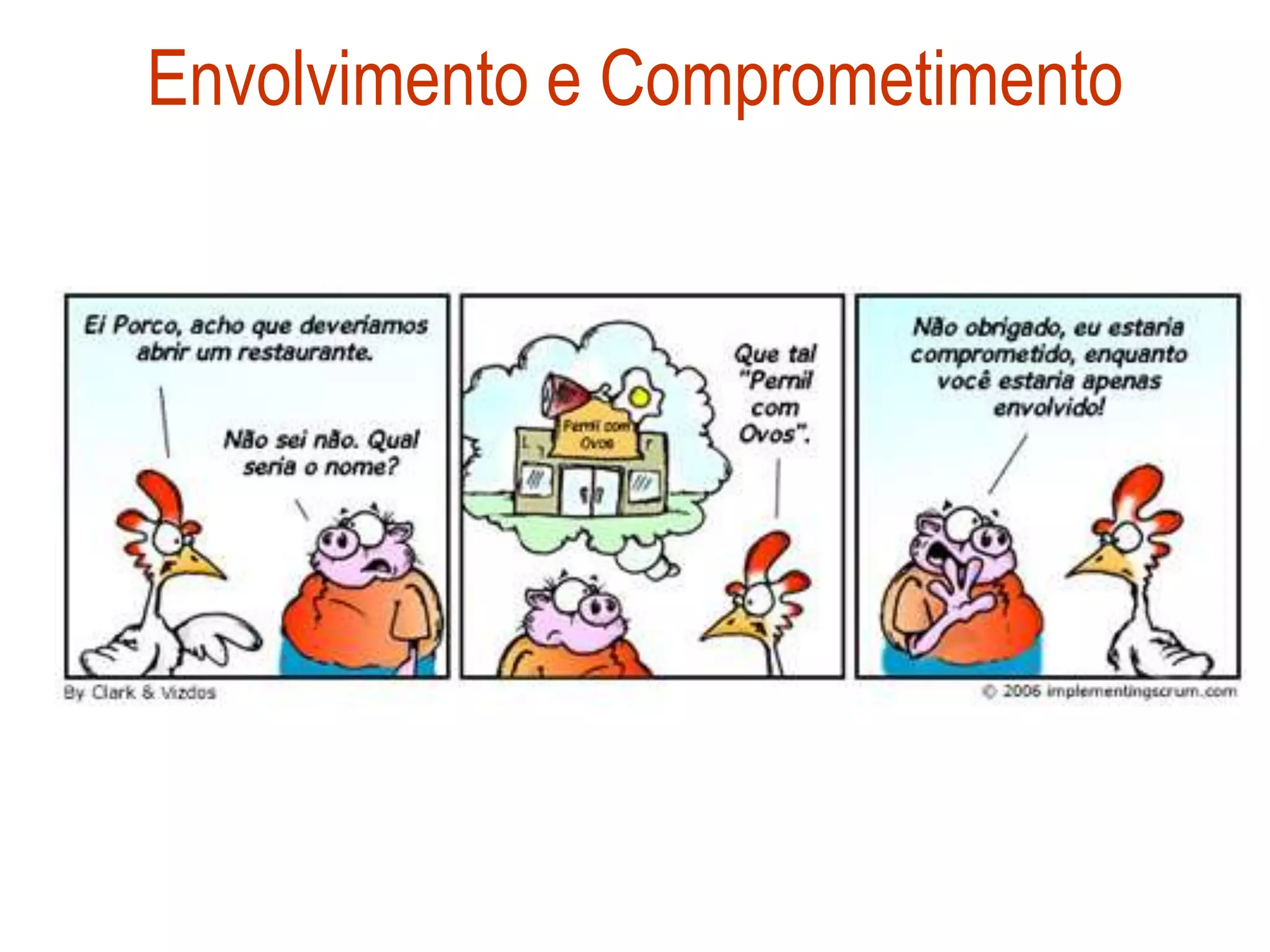 Envolvimento e Comprometimento
 