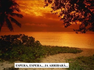 ESPERA, ESPERA... JA ARRIBARÀ... 