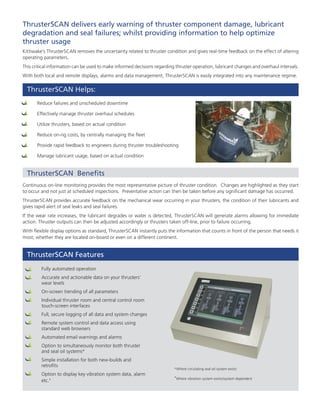 Parker Kittiwake ThrusterSCAN Brochure | PDF