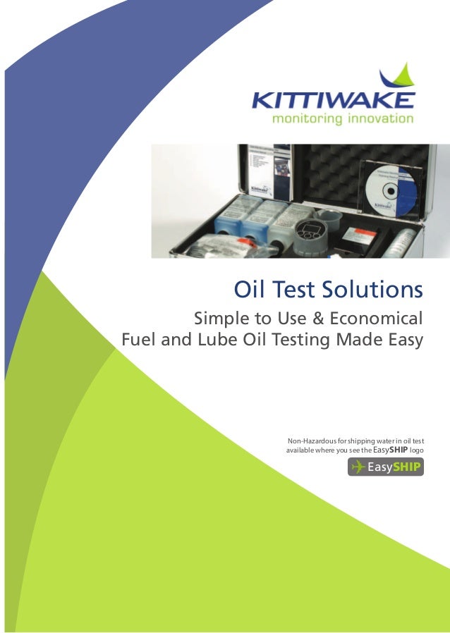 Parker Kittiwake Oil Test Solutions