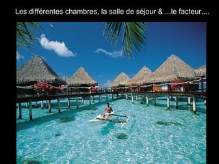 Les différentes chambres, la salle de séjour & ...le facteur....