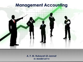 Management Accounting




    A. F. M. Rubayat-Ul-Jannat
          ID: BBA080160714
 