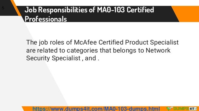 ma0103 mcafee certified product specialist exam preparation material for best result 5 638