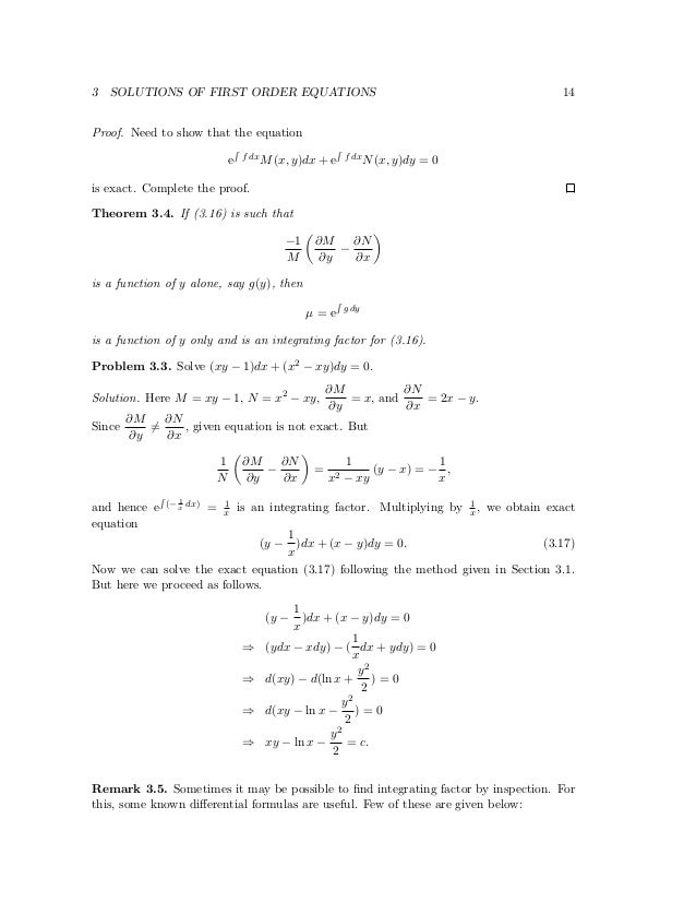 Ma 104 differential Equations Ma 104 differential Equations