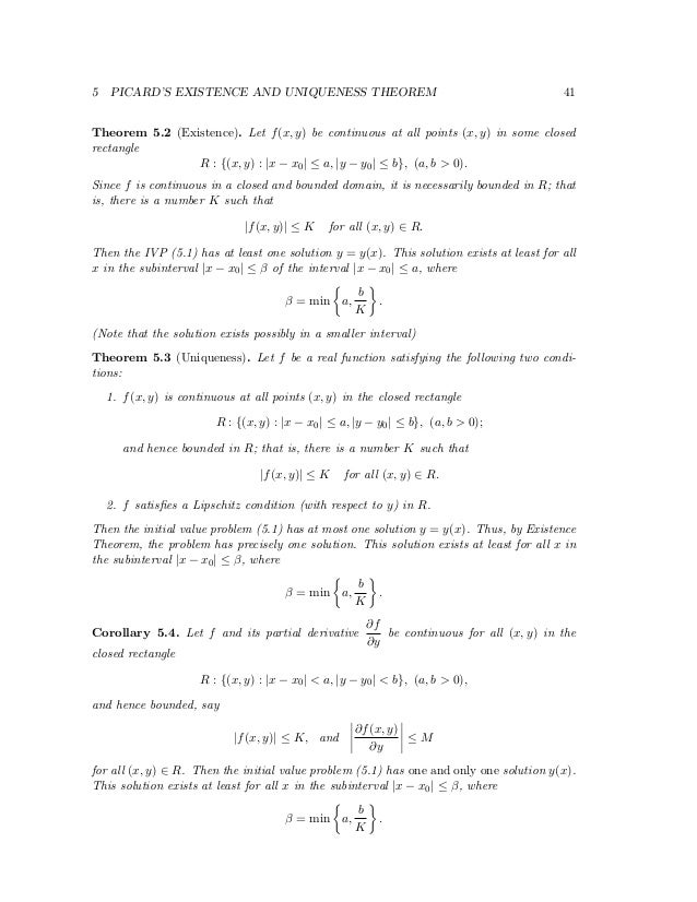 Ma 104 Differential Equations
