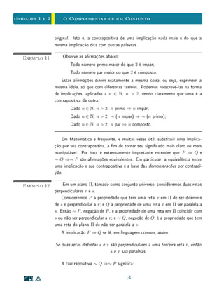 unidades 1 e 2 A Relação de Inclusão
 