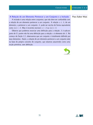 Para Saber Mais - Sobre a Noção de Igualdade - Clique para ler
 