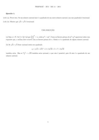 Unidade 19 As Funções Trigonométricas
Figura 19.4: Gráco da função arco tangente
Para todo ponto P = (x, y) em R2
, com x = 0, se α é o ângulo do
semi-eixo positivo
−−→
OX com a semi-reta OP então
y
x
= tg α.
Isto é verdadeiro, por denição, quando P está sobre a circunferência unitária
e vale também no caso geral por semelhança de triângulos.
Segue-se daí que se y = ax + b é uma reta não-vertical, o coeciente a é
a tangente do ângulo α que o semi-eixo positivo
−−→
OX faz com essa reta. Com
efeito, se tomarmos x1 = x2 e pusermos
y1 = ax1 + b, y2 = ax2 + b,
teremos
a =
y2 − y1
x2 − x1
= tg α.
Figura 19.5: O coeciente angular de uma reta
6
 