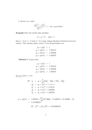 xed numbe m of interations. By doing so, the implicit
multistep method that is employed in the  