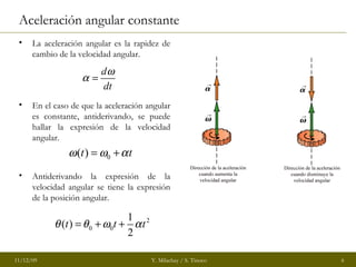 Movimiento circular y momento de inercia | PPT