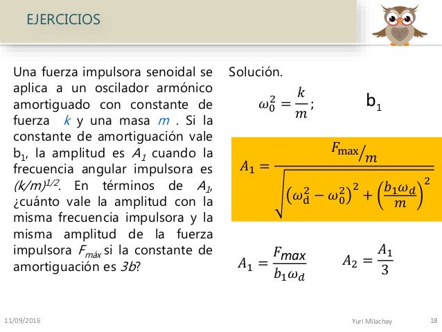 la oscilacion amortiguada oscilaciones amortiguadas forzadas y resonancia la oscilacion amortiguada oscilaciones amortiguadas forzadas y resonancia