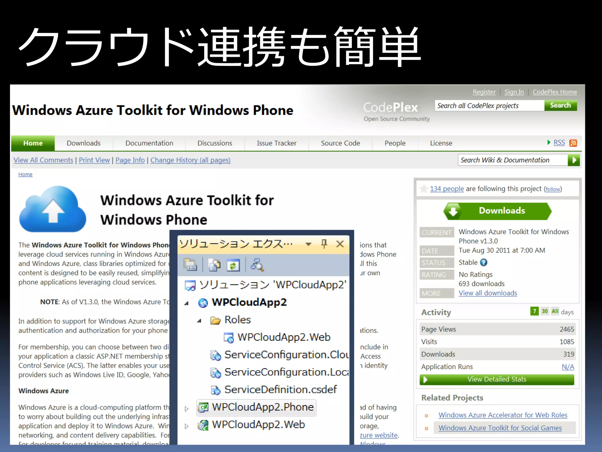 クラウド連携も簡単
 