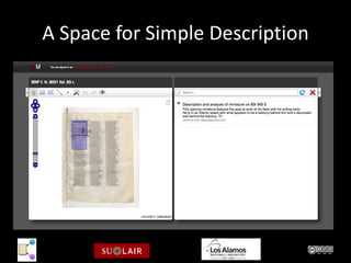 A Space for Simple Description
 