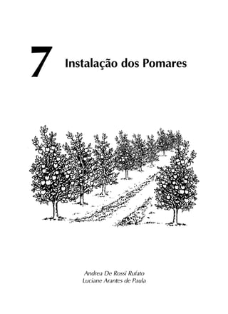7	
Instalação dos Pomares
Andrea De Rossi Rufato
Luciane Arantes de Paula
 