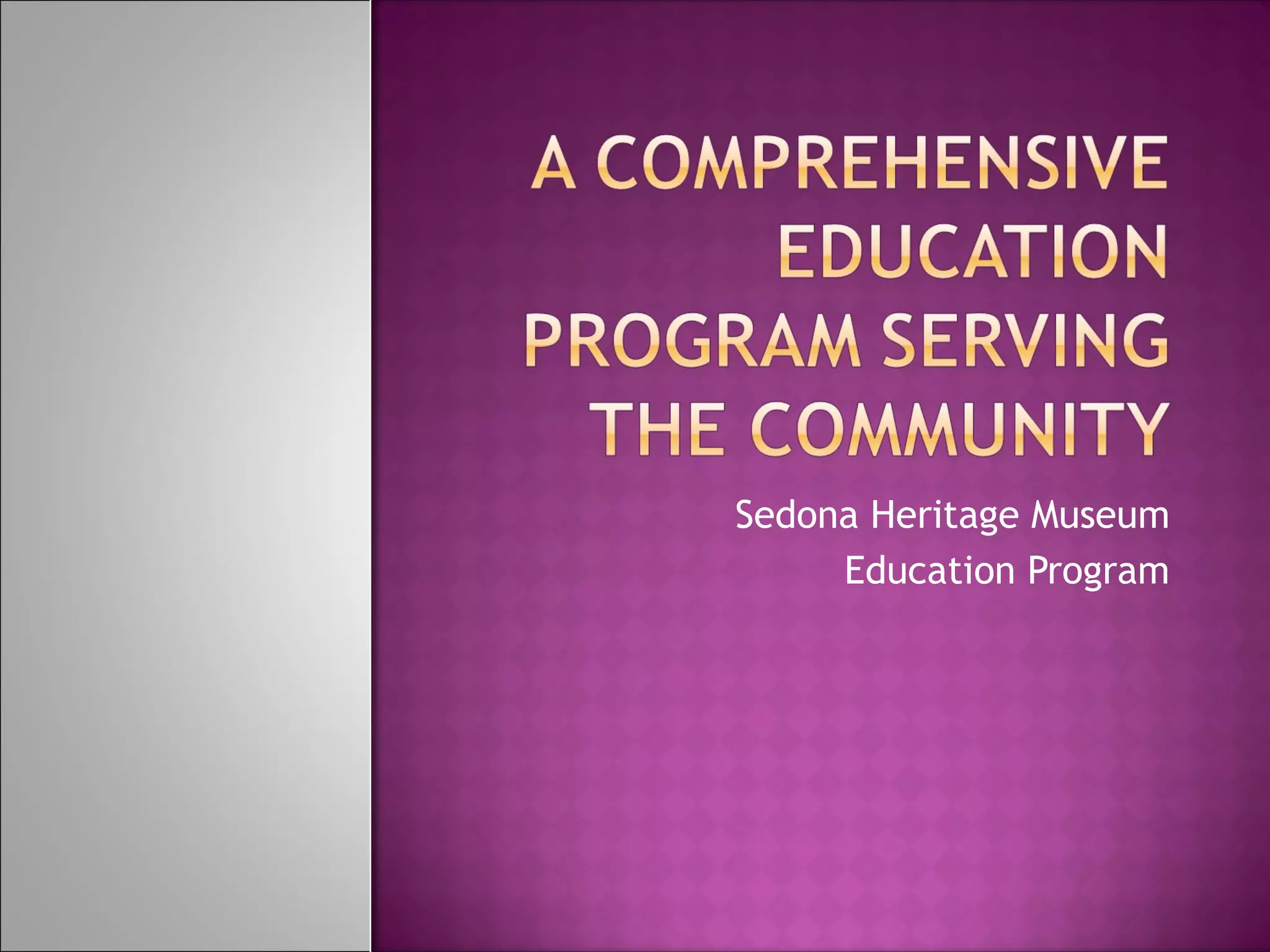 Sedona Heritage Museum Education Program