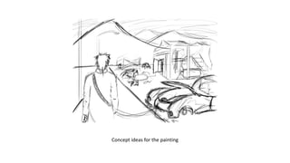 Concept ideas for the painting
 