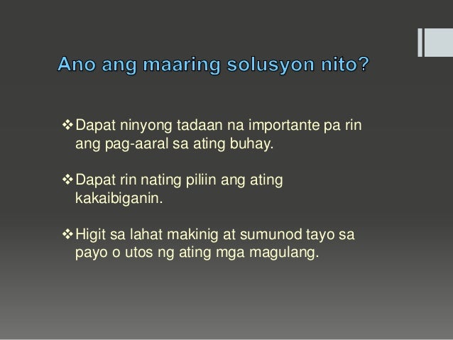 Maagang pakikipagrelasyon.